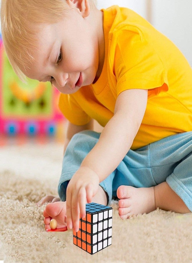 D ETERNAL MoYu Mofang Jiaoshi 4x4 High Speed Puzzle Cube (MoYu 4x4 Black) - Image 5